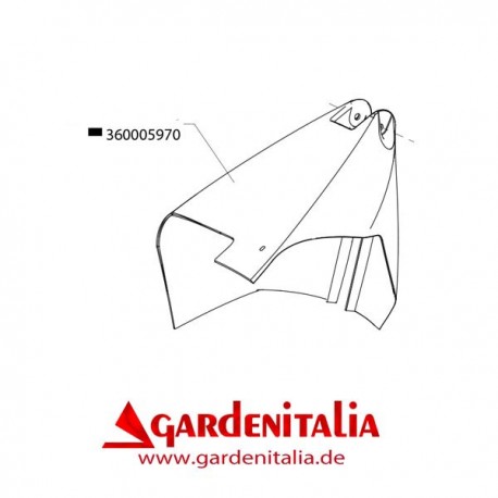 Haube Rot RAL 3000 für EURO 5 RG EVO Motorhacke Eurosystems Haube Rot RAL 3000 für EURO 5 RG EVO Motorhacke Eurosystems