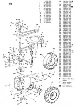 Scheibenhälfte für M210 Balkenmäher Eurosystems