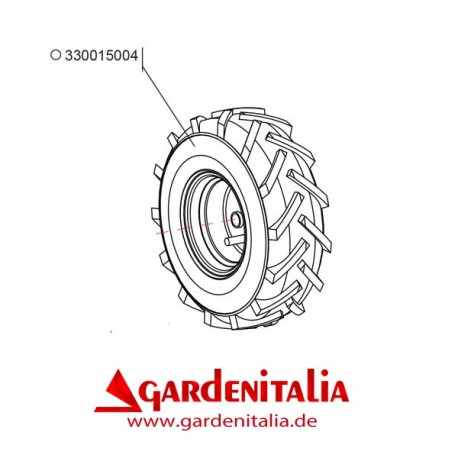 Rad rechts für Carry Motorschubkarre Eurosystems Rad rechts für Carry Motorschubkarre Eurosystems