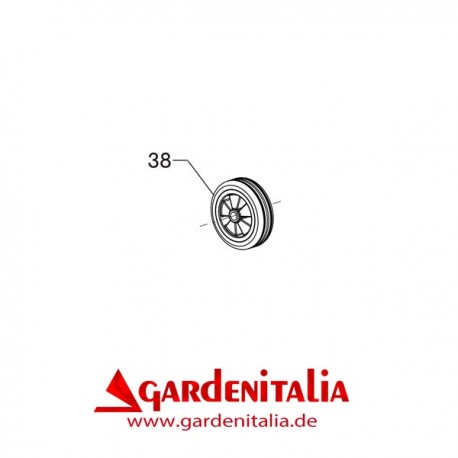 Laufrad hinten für Carry Motorschubkarre Eurosystems Laufrad hinten für Carry Motorschubkarre Eurosystems