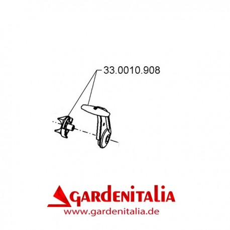 Bedienhebel Rückw.gang + Lagerstück kpl. für Carry Motorschubkarre Eurosystems Bedienhebel Rückw.gang + Lagerstück kpl. für Carry Motorschubkarre Eurosystems