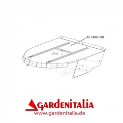 Mähdeck-Oberteil für P70 (M250) EVO Sichel-Mulcher Eurosystems