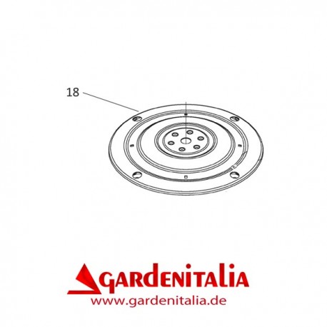 Schneidteller-Oberteil für P70 (M250) EVO Scheibenmäher Eurosystems Schneidteller-Oberteil für P70 (M250) EVO Scheibenmäher Eurosystems
