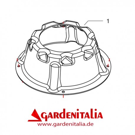 Trommelschutz für P55 (M220) EVO Scheibenmäher Eurosystems Trommelschutz für P55 (M220) EVO Scheibenmäher Eurosystems