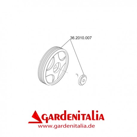 Laufrad 250mm für Federrechen P70 EVO (M250) Eurosystems Laufrad 250mm für Federrechen P70 EVO (M250) Eurosystems