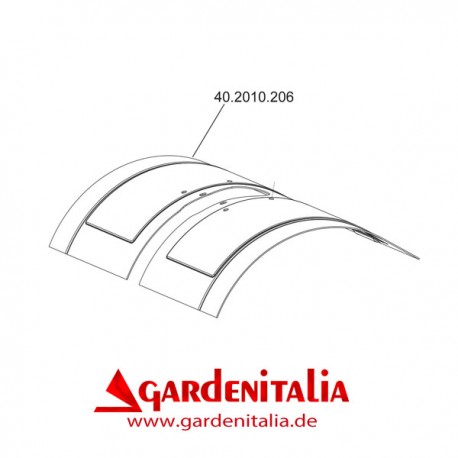 Abdeckung für Federrechen P70 EVO (M250) Eurosystems Abdeckung für Federrechen P70 EVO (M250) Eurosystems