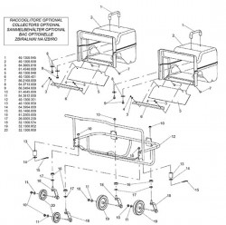 Kunststoffgriff für P70 EVO (M250)  Schneekehrmaschine Eurosystems