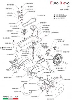 Abweisscheibe für EURO 3 EVO Motorhacke Eurosystems